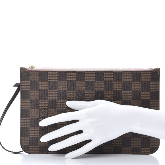 NWT Louis Vuitton Neverfull Pouchette/wristlet - Picture 3 of 12